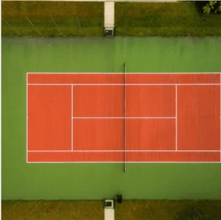 Tennis Court Feature